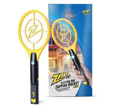 Zap It Electric Fly Swatter Racket & Mosquito Zapper - High Duty Battery Powered 3,500 Volt Electric Bug Zapper Racket - Fly Swatter Electric - Fly Killer Fly Swatter for Indoors (2 AA Included) 4. . Zap tech mosquito killer